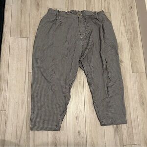 Big Bud Press Checker Trousers - Black & White